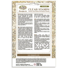 Stamperia - All Around Collection Clear Stamp Set - All Around - 14cm x 18cm