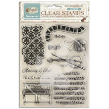Stamperia Symphony Collection Clear Stamp Set – 14cm x 18cm
