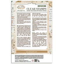 Stamperia Flowers and Poems Collection Clear Stamp Set – 14cm x 18cm