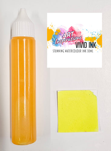 Art Inspirations Vivid Inks 30 ml - Yummy Yellow