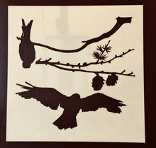 Art Inspirations Stencil & Mask Set designed by Leonie - Nature Prints - Birds
