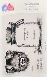 Art Inspirations with Mr Barghest A7 Stamp Set - Hug in a Jar