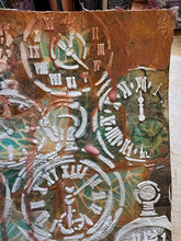 SAVE 10% Stamperia - Gardens of Time Collection - Mixed MediaArt Thick Stencil - Stencil Collection One - set 1  (includes 3 Stencils)