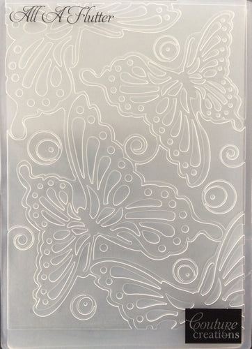 Couture Creations Embossing Folder - Art Nouveau Collection: All A Flutter