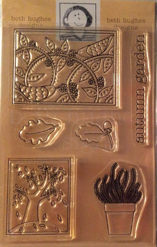 Clear Stamp Collection designed by Beth Hughes - Autumn Garden