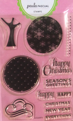 Paula Pascual Stamp Set Christmas Tree