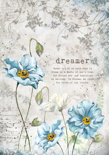 Stamperia Decoupage Rice Paper A4 Dreamer DFSA4249