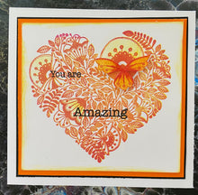 Art Inspirations by Wensdi Made A5 Clear Stamp Sheet - Lady & Heart - 11 Stamps