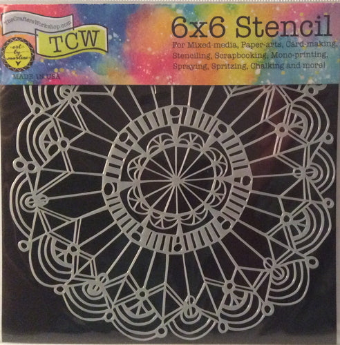 TCW Arts by Marlene Designs - Stencils - Coronet Wreath 6”x 6”