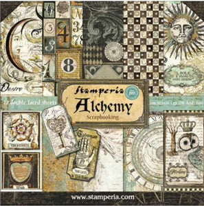 Stamperia Scrapbooking Alchemy 12” x 12” Paper Pad