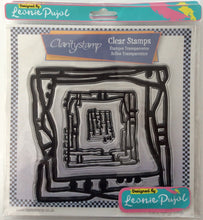 Clarity Stamp Unmounted Clear Stamp Set of 3 Designed by Leonie Pujol-Nested Square Scribbles