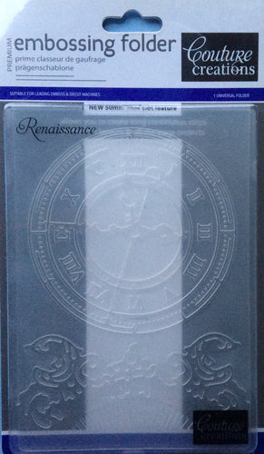 Couture Creations Embossing Folder - World Fair Collection: Renaissance