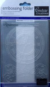 Couture Creations Embossing Folder - World Fair Collection: Renaissance