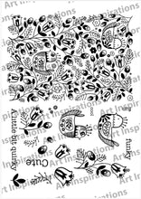 Art Inspirations by Wensdi Made A5 Clear Stamp Sheet - Funky Quirky Birds -  17 Stamps