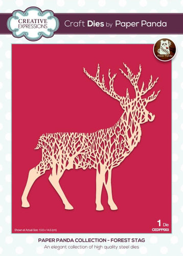 Creative Expressions Paper Panda Collection Forest Stag - 1 Die