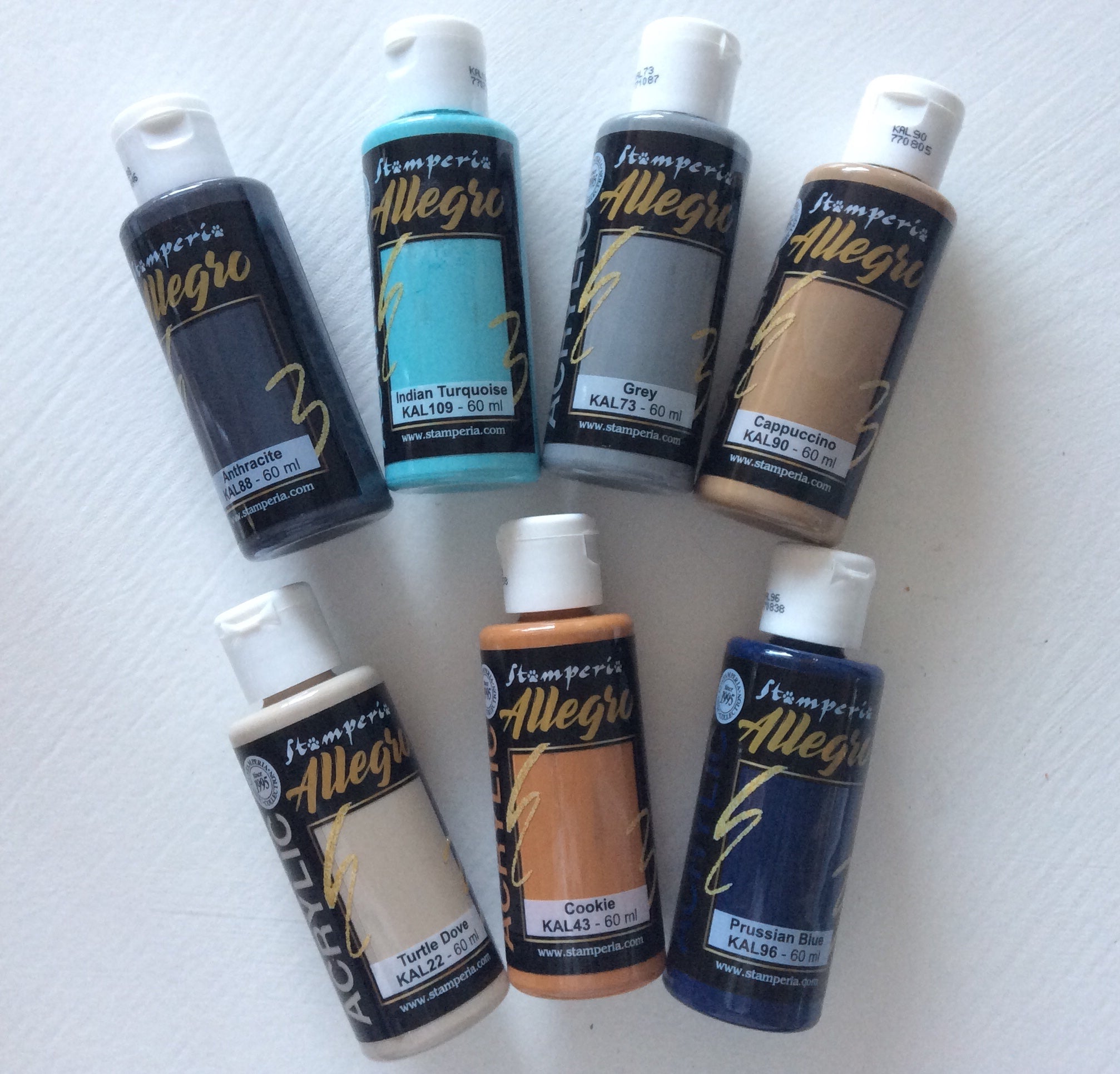 Stamperia Colore Allegro Turtle Dove 60 ml – Arte In Corso Stamperia Colore Allegro Turtle Dove 60 ml – Arte In Corso