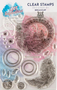 Art Inspirations  with Martina A5 Stamp Set - Love you to the Moon and Back - 20 Stamps