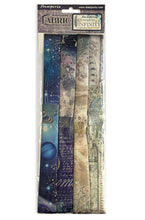 Stamperia - Pack of 4 Sheets Fabric - Cosmos Infinity - 30cm x 30cm SBPLT05