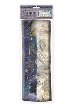 Stamperia - Pack of 4 Sheets Fabric - Cosmos Infinity - 30cm x 30cm SBPLT05