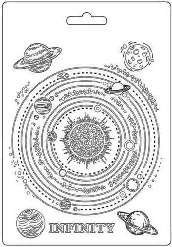 Stamperia Soft Mould A5 - Cosmos Infinity K3PTA5632
