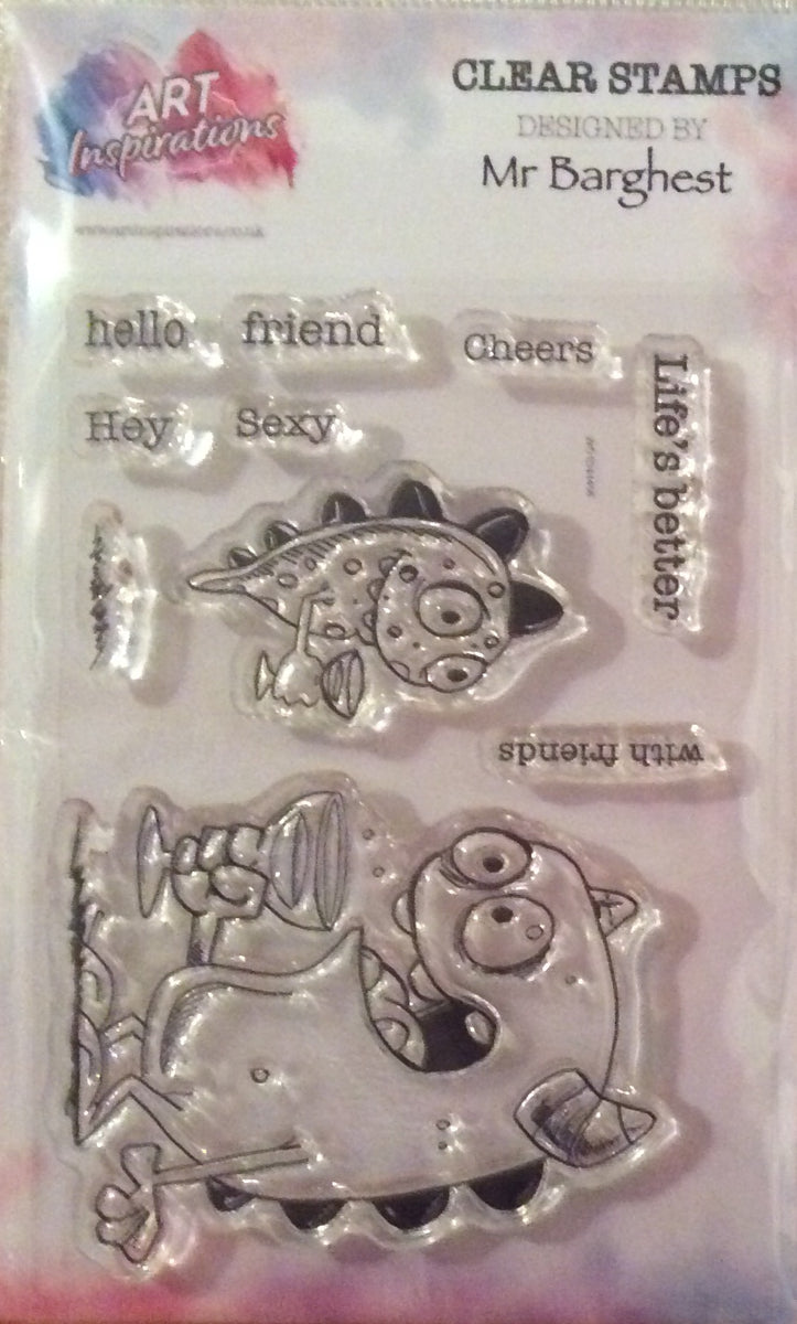 Art Inspirations with Mr Barghest A7 Stamp Set - Best Friends – Art ...