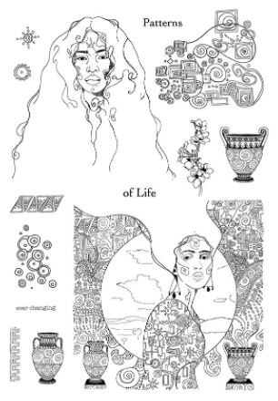 Art Inspirations with Nikolas Tower A4 Stamp Set - Patterns of Life