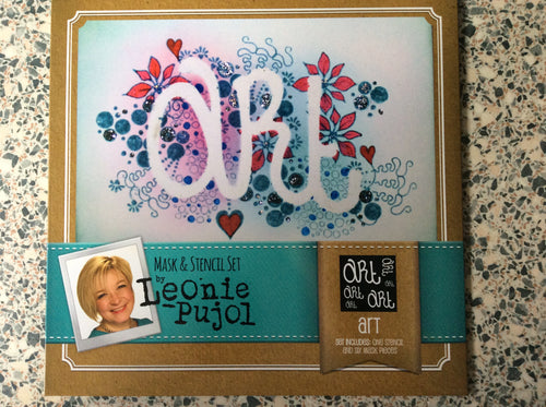 Crafters Companion Mask & Stencil Set by Leonie Pujol - Art