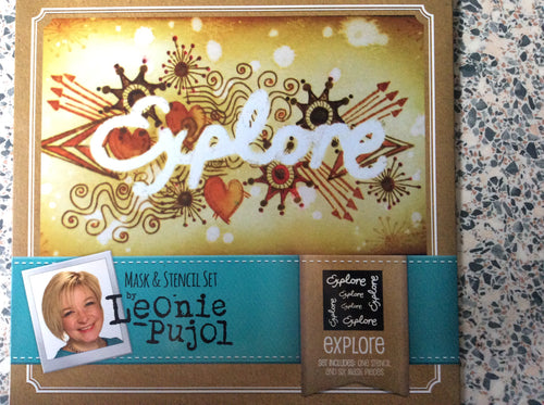 Crafters Companion Mask & Stencil Set by Leonie Pujol - Explore