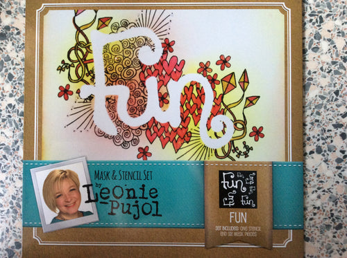 Crafters Companion Mask & Stencil Set by Leonie Pujol - Fun